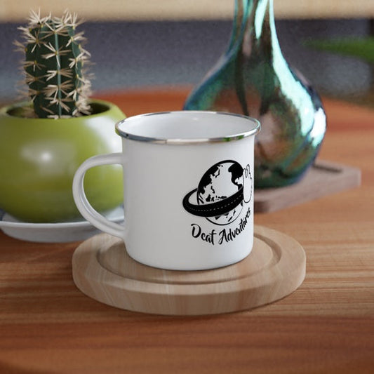 White 12oz Enamel Mug