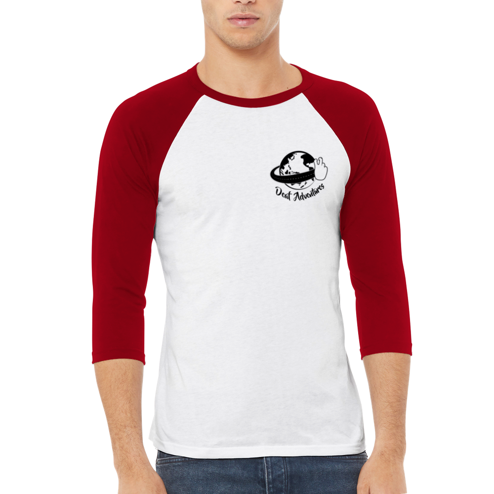 Unisex 3/4 sleeve Raglan T-shirt