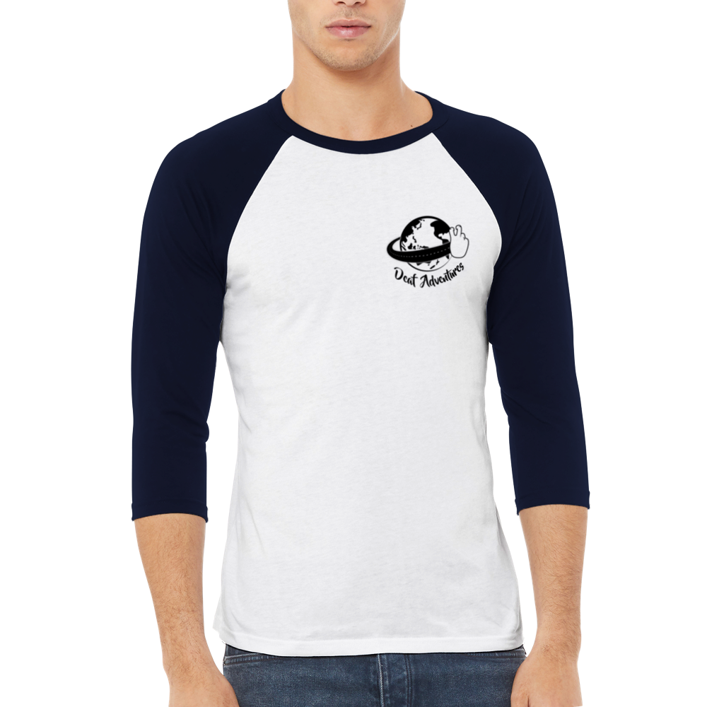 Unisex 3/4 sleeve Raglan T-shirt
