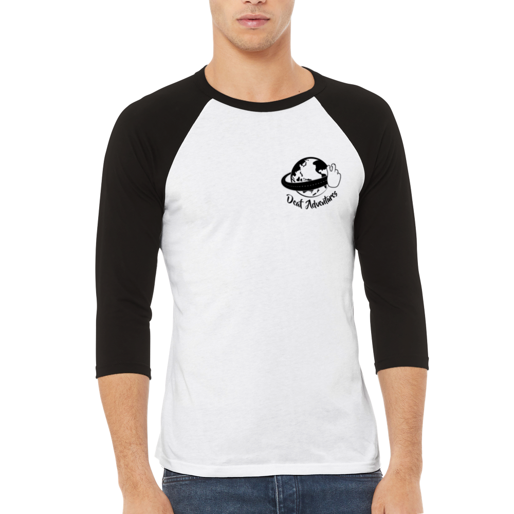 Unisex 3/4 sleeve Raglan T-shirt